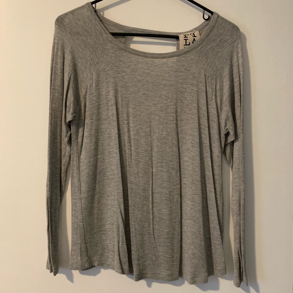 Open back tee